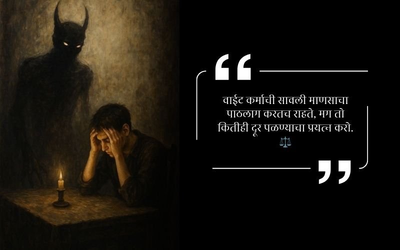 Bad Karma Quotes in Marathi