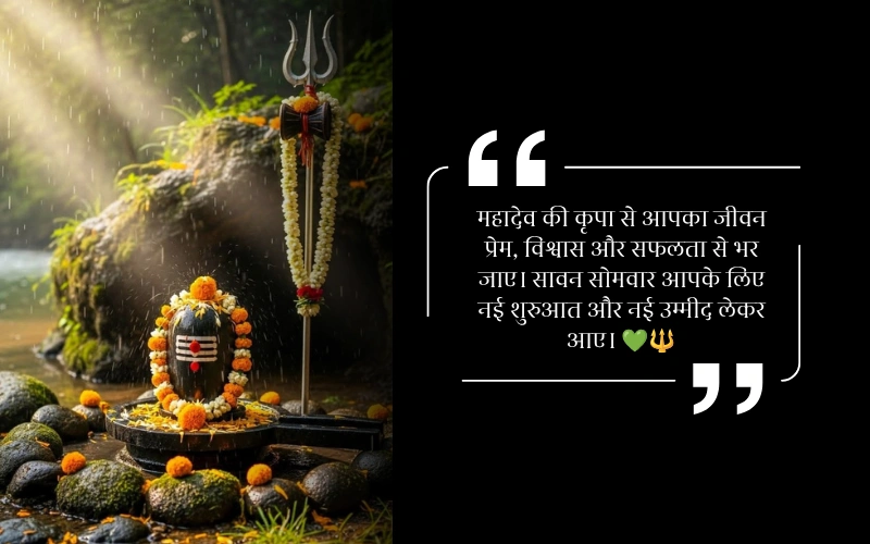 Sawan Somwar Wishes in Hindi