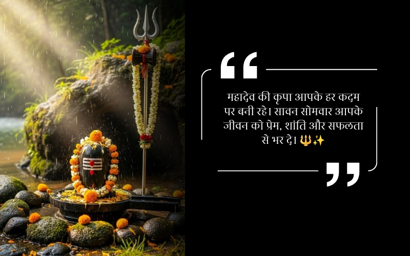 Sawan Somwar Wishes in Hindi