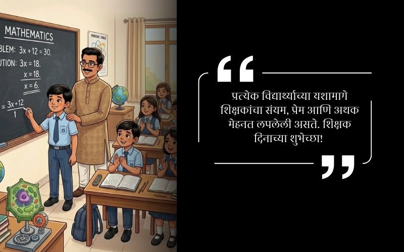 Teachers Day Quotes in Marathi