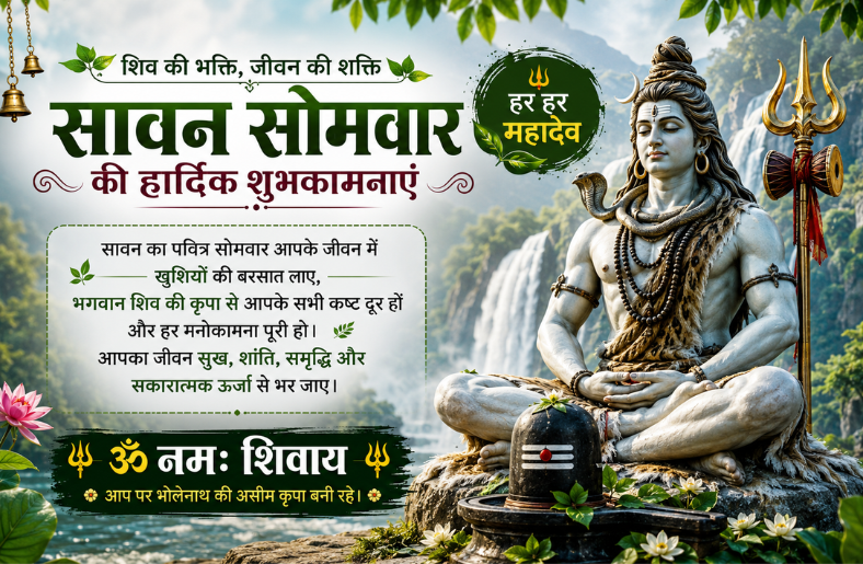 30+ Best Sawan Somwar Wishes in Hindi | Wishes from Mahadev – Marathi Daily Quotes Sawan Somwar Wishes in Hindi
