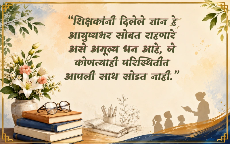 Heart Touching Teachers Day Quotes In Marathi