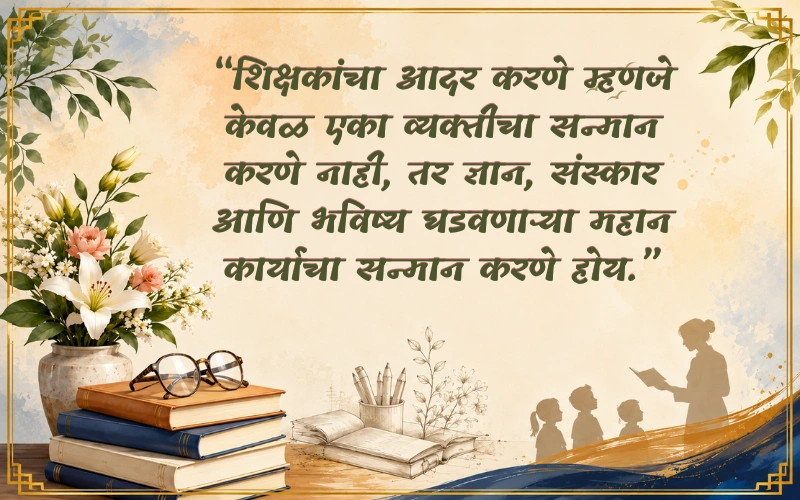 Heart Touching Teachers Day Quotes In Marathi
