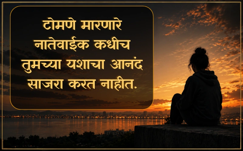 Fake Relatives Quotes In Marathi