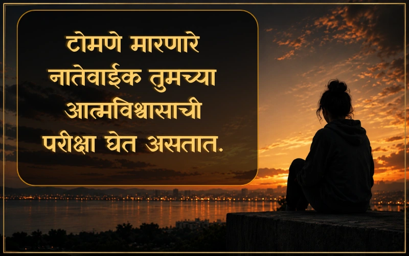 Fake Relatives Quotes In Marathi