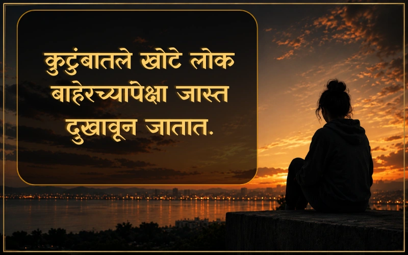 Fake Relatives Quotes In Marathi