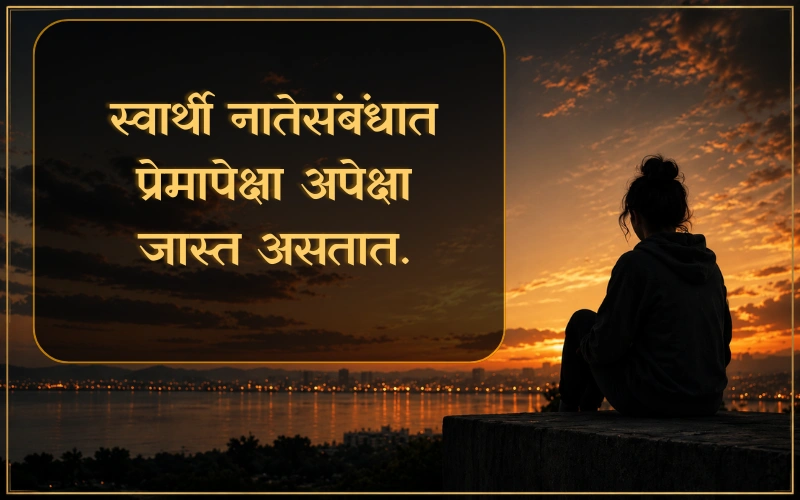 Fake Relatives Quotes In Marathi