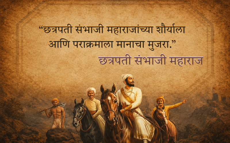 Sambhaji Maharaj Jayanti Quotes In Marathi