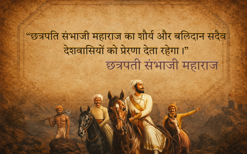 Sambhaji Maharaj Jayanti Quotes In Marathi