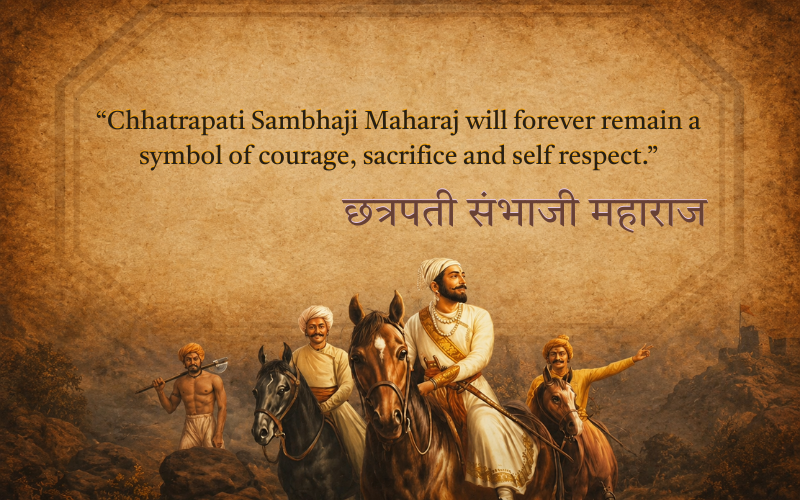 Sambhaji Maharaj Jayanti Quotes In Marathi