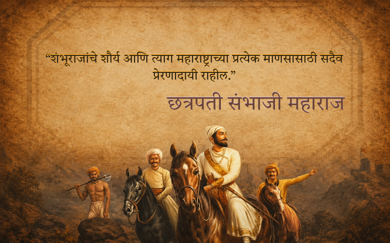 Sambhaji Maharaj Jayanti Quotes In Marathi