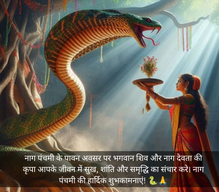 Nag Panchami Wishes In Hindi
