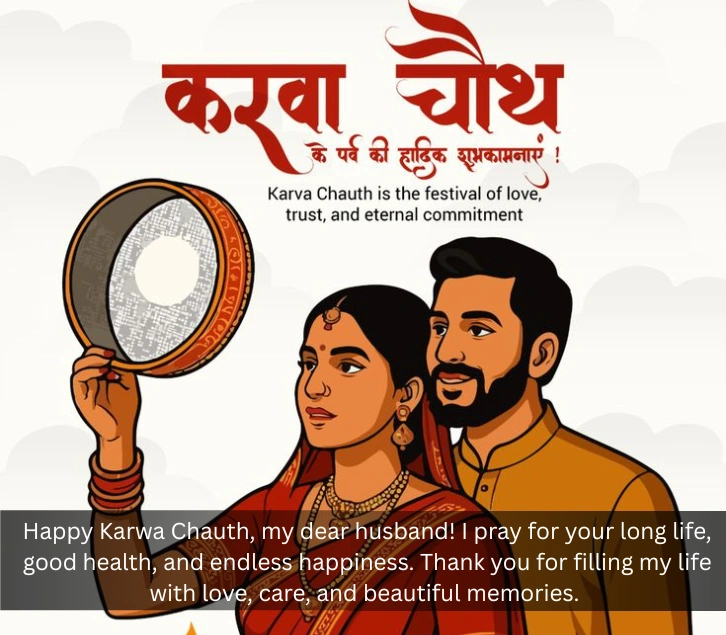 Karwa Chauth Wishes For Husband