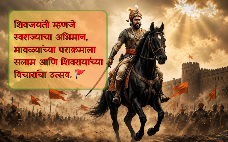 Shivjayanti Caption In Marathi For Instagram