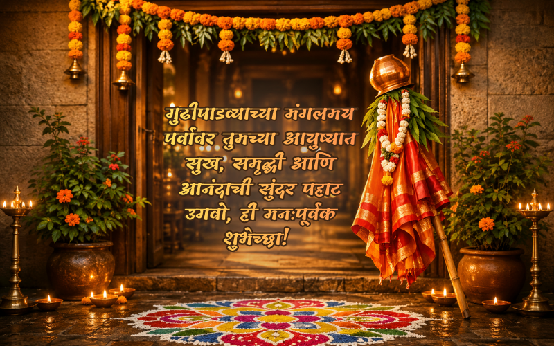 Gudi Padwa Wishes In Marathi