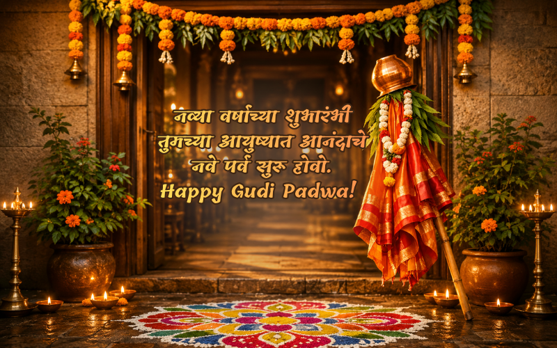 Gudi Padwa Wishes In Marathi