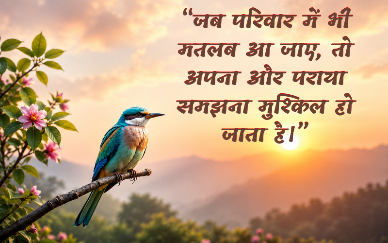 Matlabi Selfish Quotes In Hindi