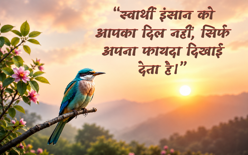 Matlabi Selfish Quotes In Hindi