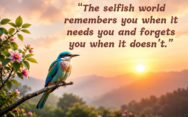 Matlabi Selfish Quotes In Hindi