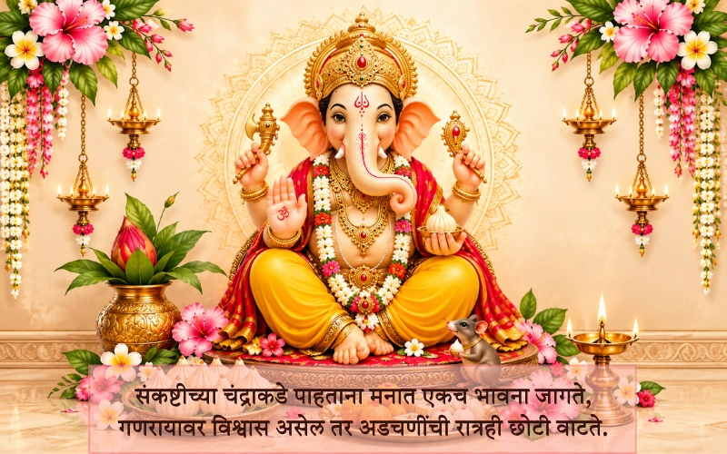 Sankashti Chaturthi Quotes In Marathi