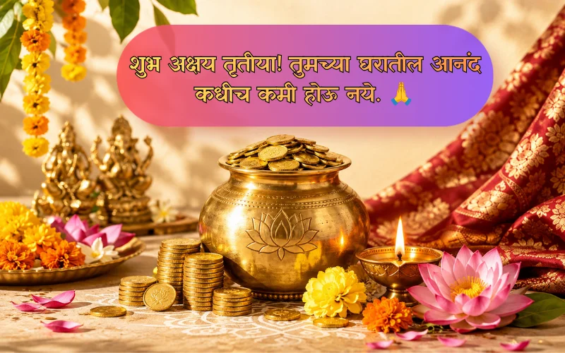 Shubh Akshaya Tritiya Wishes In Marathi