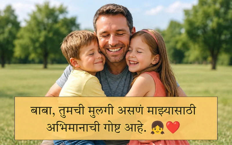Fathers Day Quotes In Marathi From Daughter