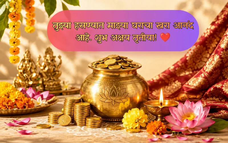 Akshaya Tritiya Wishes In Marathi For Wife