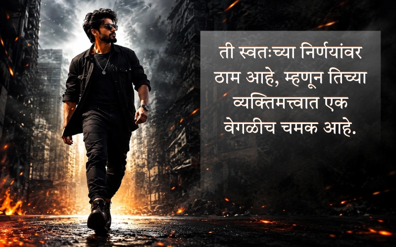 Girl Attitude Shayari Marathi