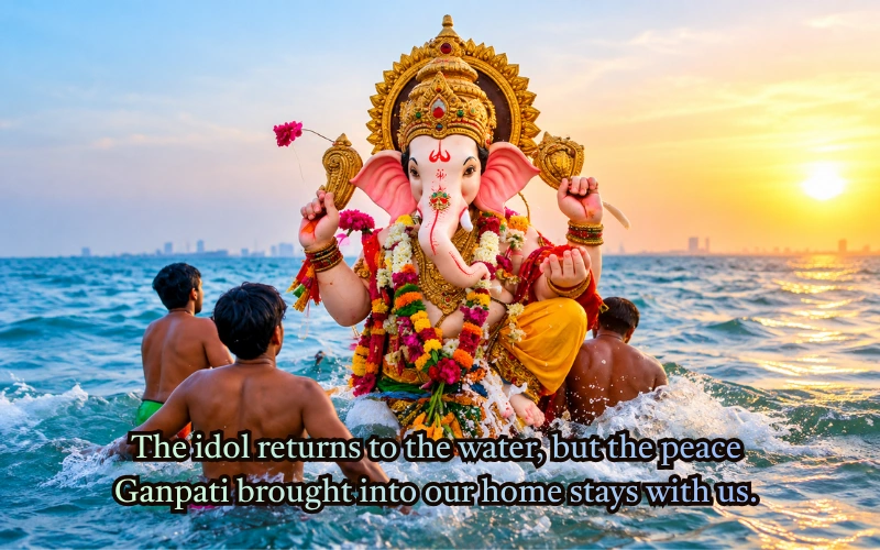 Ganesh Visarjan Quotes In English