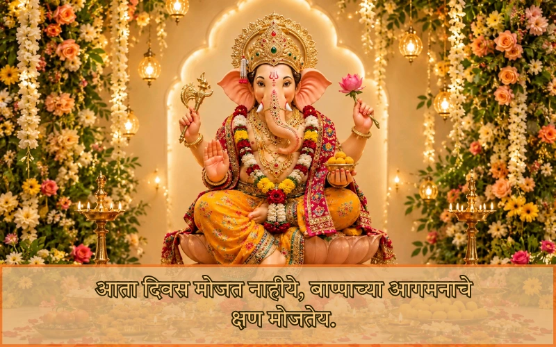 Bappa Coming Soon Caption In Marathi