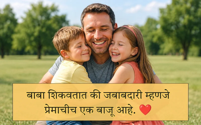 Meaningful Fathers Day Quotes In Marathi