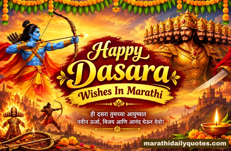 50+ Best Happy Dasara Wishes In Marathi | सुंदर दसरा शुभेच्छा Happy Dasara Wishes In Marathi