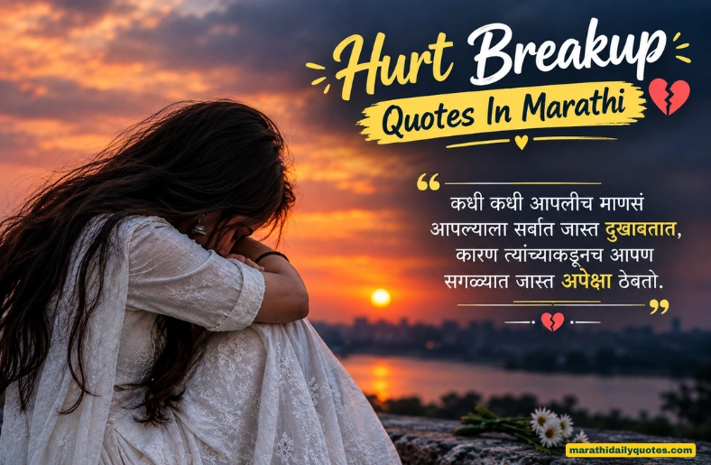 75+ Hurt Breakup Quotes In Marathi | मनाला लागणारे ब्रेकअप Quotes Hurt Breakup Quotes In Marathi