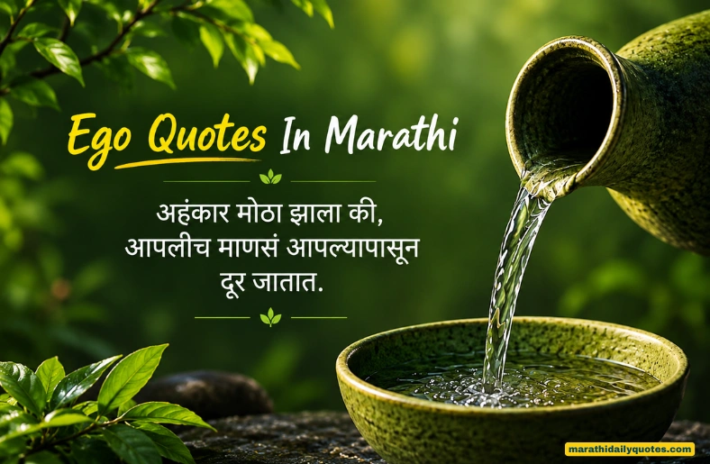 90+ Ego Quotes In Marathi: अहंकारावर मनाला भिडणारे विचार Ego Quotes In Marathi