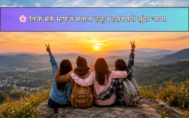 Friendship Quotes In Marathi For Girl