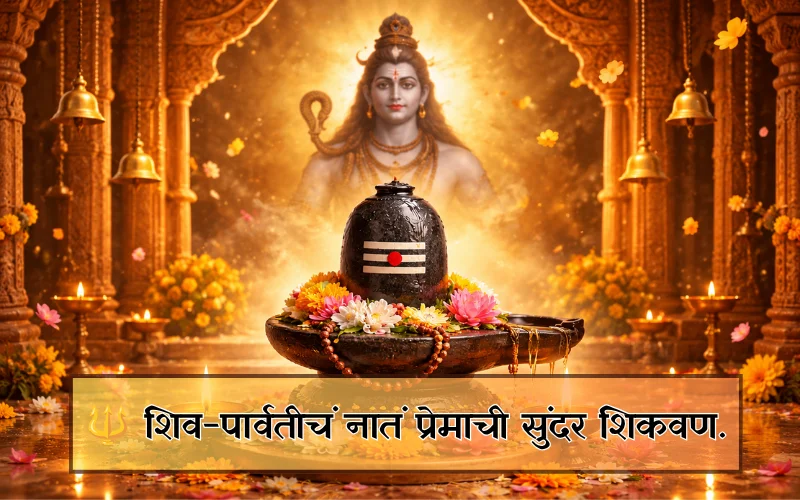 Shiv Parvati Mahashivratri Quotes In Marathi