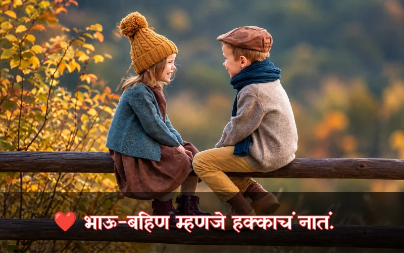 Brother Sister Quotes In Marathi