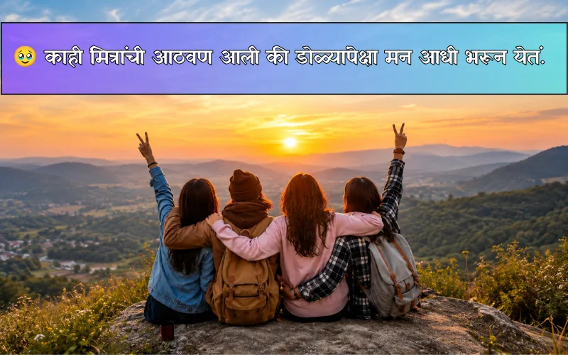 Emotional Friendship Quotes In Marathi