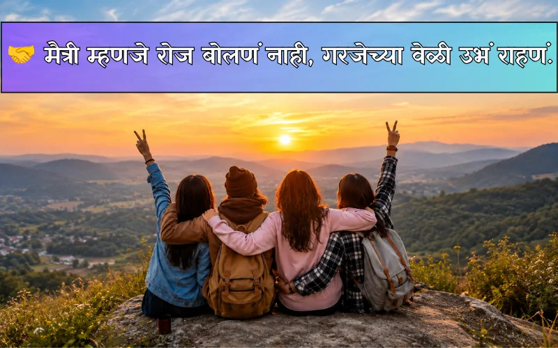 Friendship Quotes In Marathi