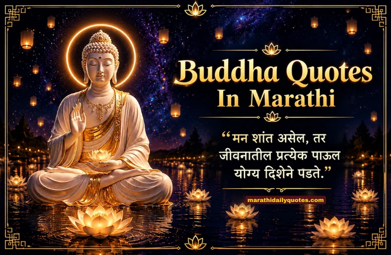 200+ Buddha Quotes In Marathi: जीवन बदलणारे बुद्धांचे अनमोल विचार Buddha Quotes In Marathi
